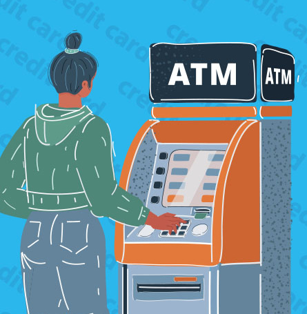 Immediate cash withdrawal from a credit card with  spot payment